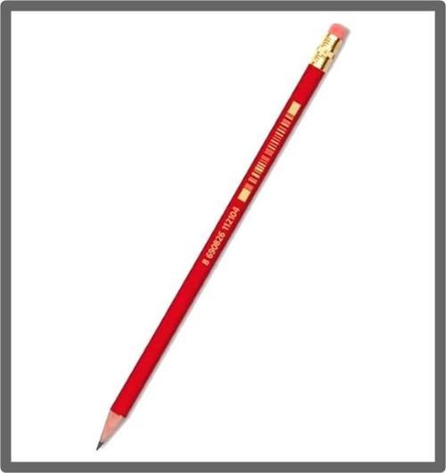 Fish Pencil Kurşun Kalem Silgili - 10 adet