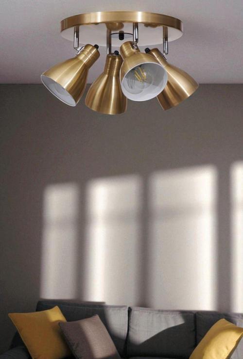 OTİS 4 LÜ TEPSİLİ ESKİTME PLAFONYER AVİZE