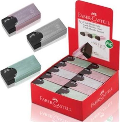 Faber Castell Candy Plastik Kılıflı Silgi - 2 adet