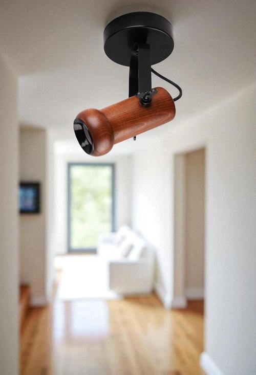 PASCAL TEKLİ CEVİZ PLAFONYER AVİZE