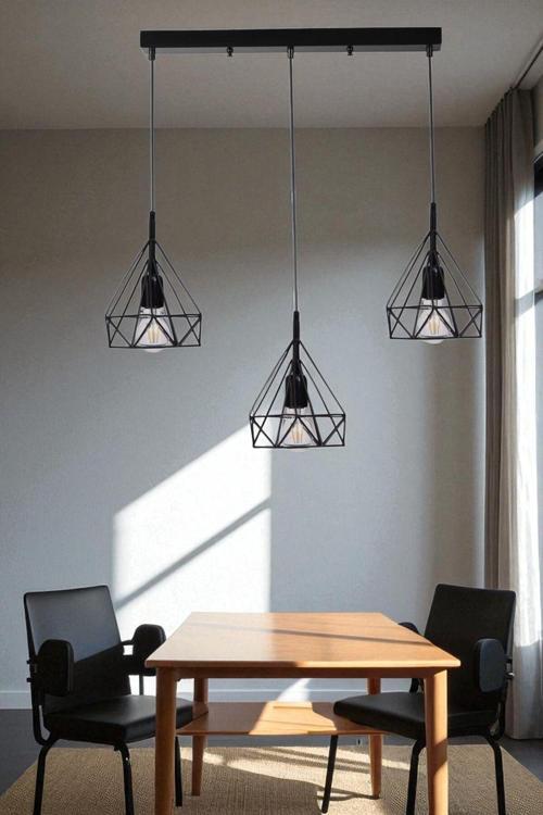 PRAMİT 3 LÜ SIRALI SİYAH SARKIT