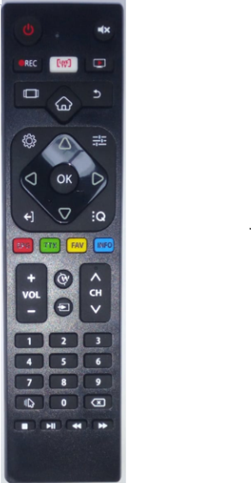 4K Android LED Tv Kumandası – A101