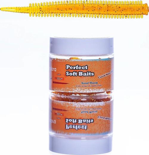 Kavanoz Perfect Soft Baits Sandworm 7cm Renk:Natural