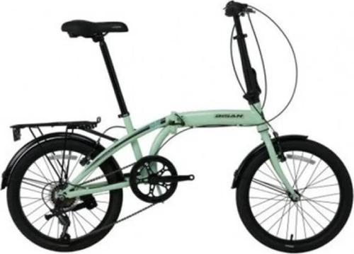 TWIN-S KATLANIR BİSİKLET 32CM V 20 JANT 6 VİTES MİNT YEŞİL SİYAH