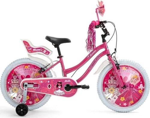 QUEEN KIZ ÇOCUK BİSİKLETİ 30CM V 20 JANT METALİK PEMBE PEMBE