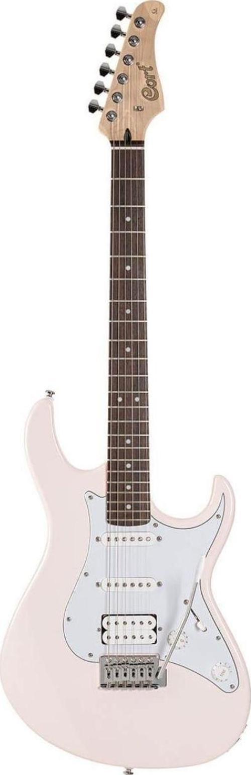 ELEKTRO GİTAR, PASTEL PEMBE, POWER SOUND (H-S-S)