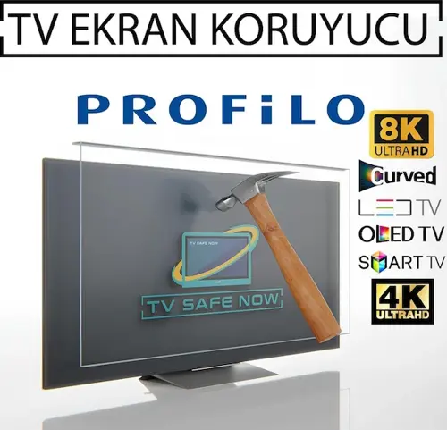 Uyumlu 65PA525ESG 65'' İnç 165 Ekran PROFİLO TV Ekran Koruyucu