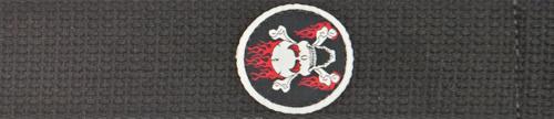 GİTAR ASKISI 50MM COTON PATCH SKULL