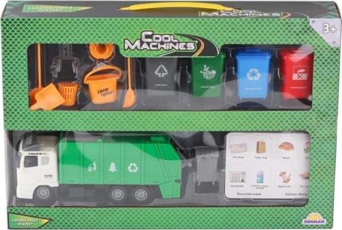 Nessiworld 4514 SUN-RST-CLM-OYUN SET  YEŞİL ÇÖP KAMYONU