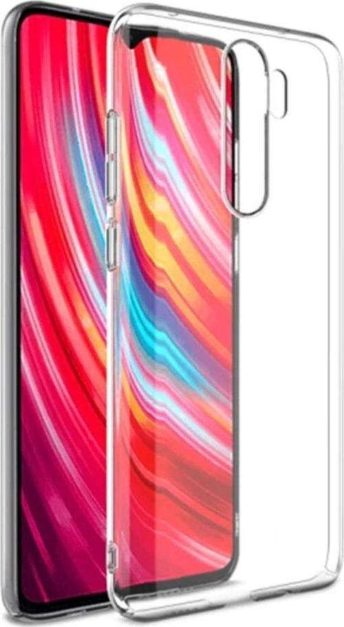Xiaomi Redmi Note 8 Pro Kamera Korumalı Fit Şeffaf Silikon Kılıf-(5775) - Gms8703-2612