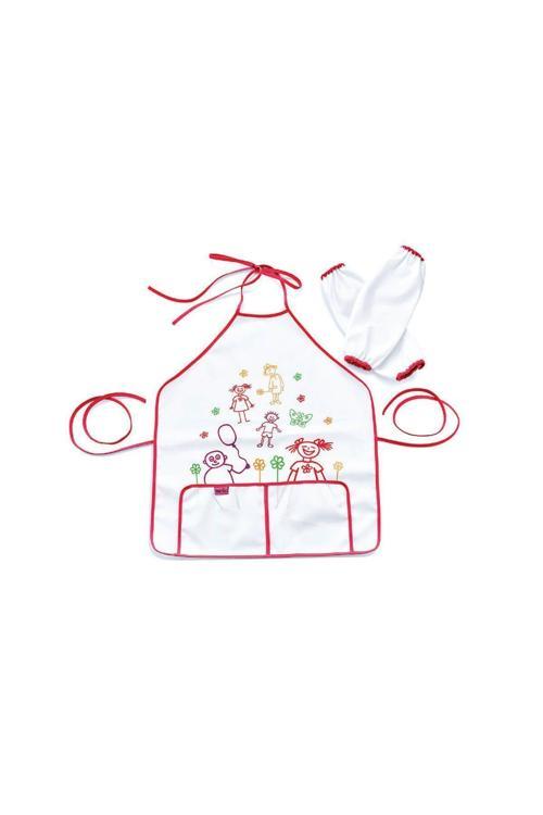 Boyundan Bağlamalı Faliyet Önlüğü Kırmızı