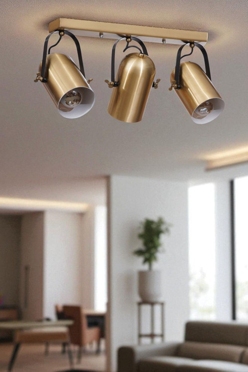 LONDON 3 LÜ SIRALI ESKİTME PLAFONYER AVİZE