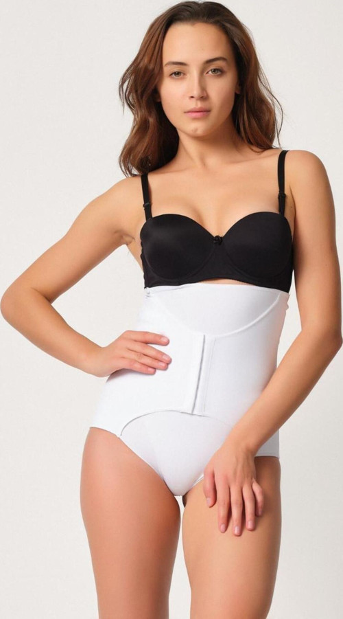 Beyaz Mı 2932 Double Karın Agraf Destekli Slip Lazer Korse