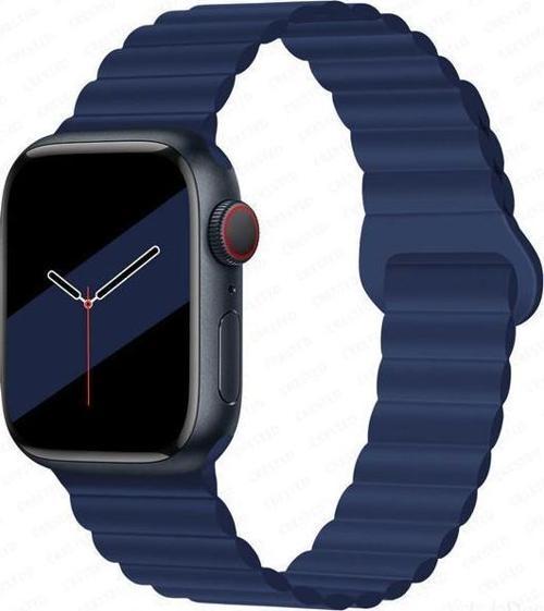 Akıllı Saat Watch için Uyumlu 42MM 44MM 45MM 49MM 1/2/3/4/5/6/se/7/8/ultra Magnetli Kordon ve Kayışı Açık Mav