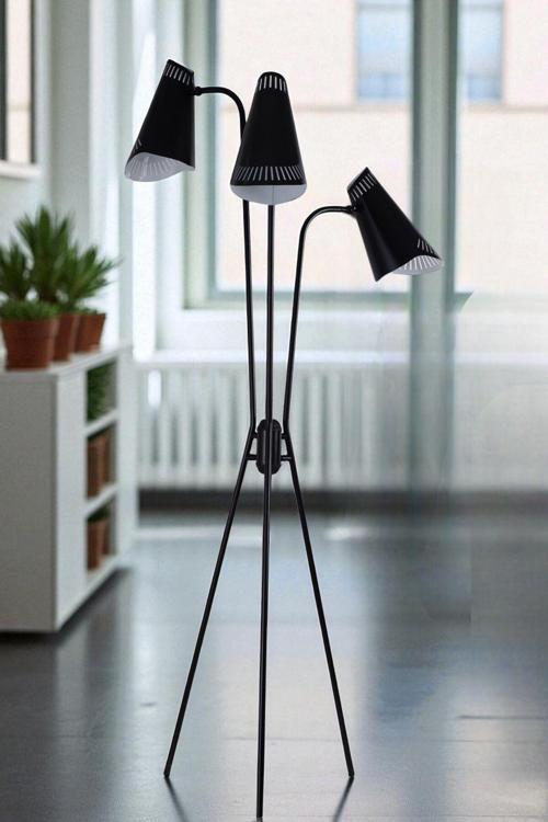 YENİ AKASYA 3 LÜ SİYAH LAMBADER LAZER BAŞLIKLI