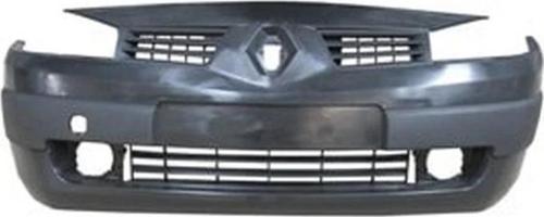 2003-2006 Renault Megane Iı Ön Tampon Siyah (Sis Delikli-Panjurlu-Küçük Armalı Kendinden Bantlı) (Lm