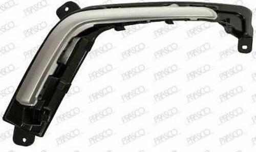 Peugeot  308  2011-2013  Sis Lamba Çerçevesi Sol Siyah/Çıtası Gümüş Gri (Lm) (Oem No:1607809580)