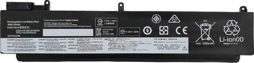 SB10F46475 Lenovo ile Uyumlu ThinkPad T460s Batarya Pil Versiyon-2 ALT