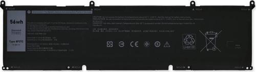 Dell Alienware M15 R3 ile Uyumlu Notebook Bataryası Pili 3 Cell 56WH