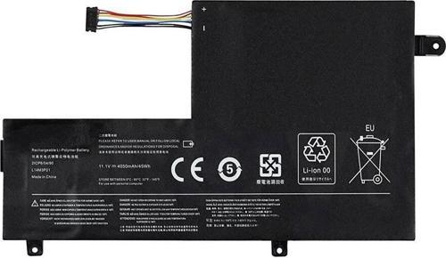 Lenovo ile Uyumlu Yoga 500-14IHW Versiyon 20584, 20591, 80NS, 80NF Batarya Pil- 3 Cell L14M3P21, L14L3P21