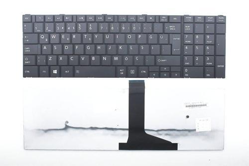 Toshiba  ile Uyumlu Satellite C50D-A-130 Klavye Siyah Türkçe Versiyon-1