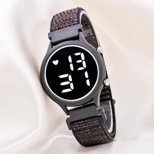 Hayalet Ekran Dijital Kadran Cırt Kordon Unisex Çocuk Saati ST-304181