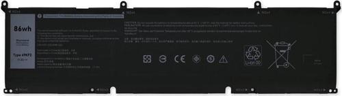 Dell Alienware M17 R4 ile Uyumlu Notebook Bataryası Pili 3 Cell 56WH