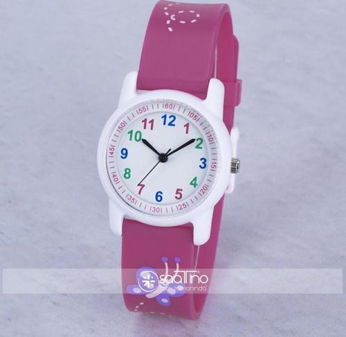 Kelebek Motifli Analog 6-13 Yaş Çocuk Kol Saati ST-303956