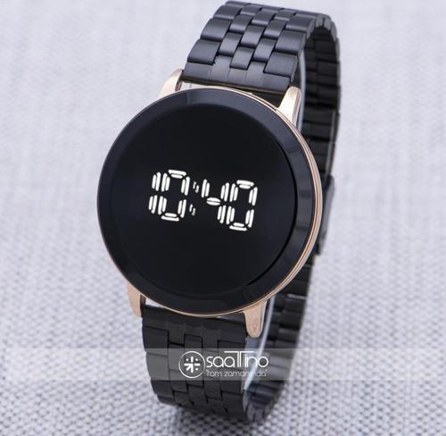 Unisex Çelik Kasa Klips Kordon Dijital Led Dokunmatik Kadın Kol Saati ST-303947 