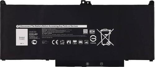 Dell ile Uyumlu Latitude 5300 2-in-1 Versiyon P96G, P96G001  Batarya Pil - 4 Cell