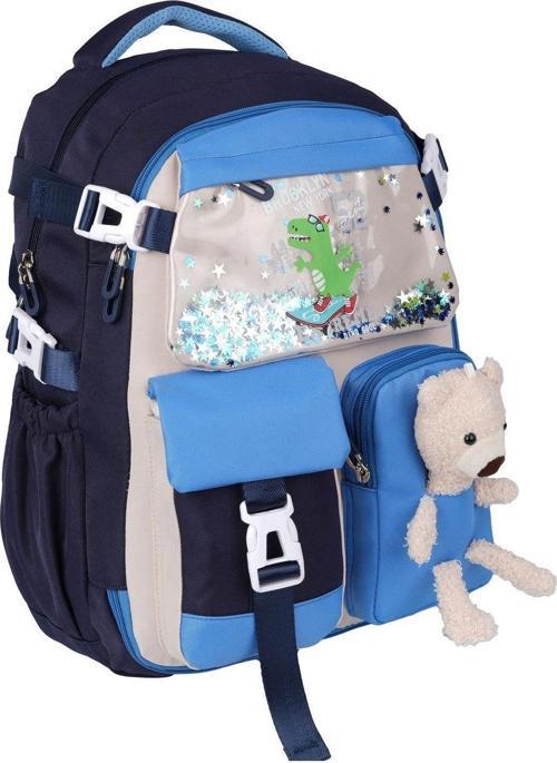 Relaxion 7 Bölmeli Sırt Destekli Aksesuarlı Iç Bölmesi Organizerli Tasarım Okul Sırt Çantası