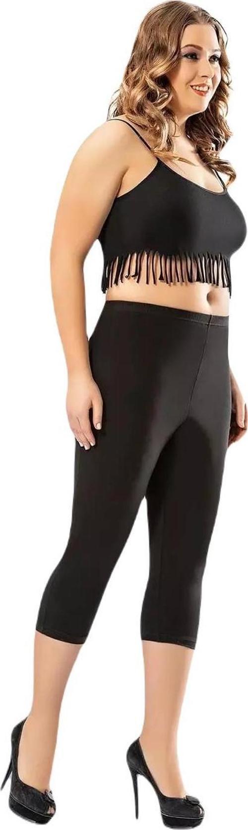 Kadın Likralı Penye Düz Uzun Kapri Tayt (4005)