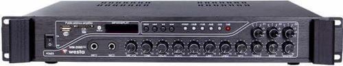 WM-2080FM 3 Bölgeli FM Radyolu USB, Bluetooth, Uzaktan Kumandalı 200W Mixer Amfi