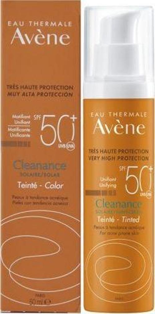 Cleanance Spf50+ Yağlı Ciltler için Renkli Güneş Koruyucu 50 ml