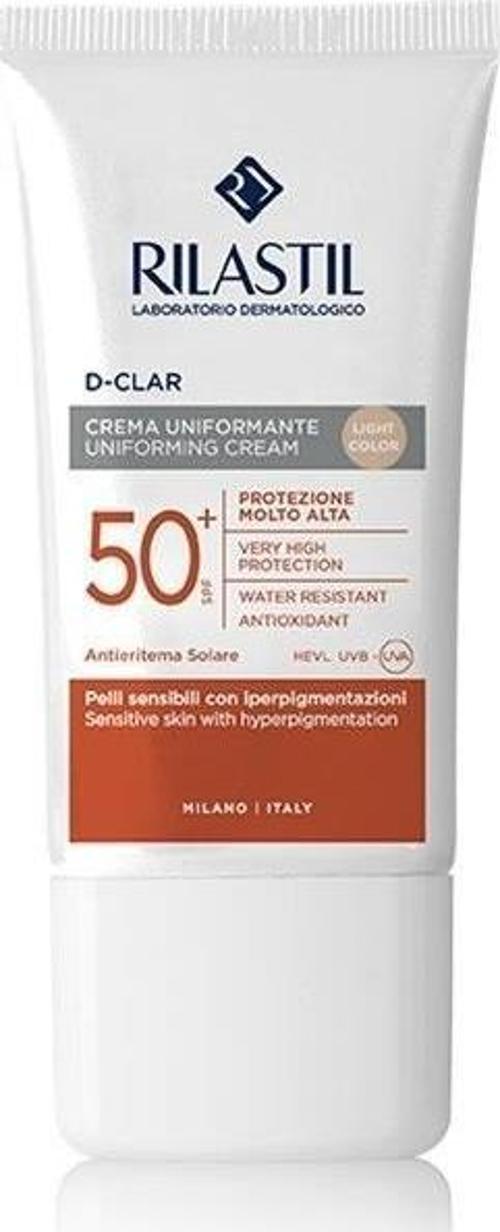 D-Clar Leke Karşıtı Yüz Güneş Koruyucu Krem Spf50+ 40 ml - Light