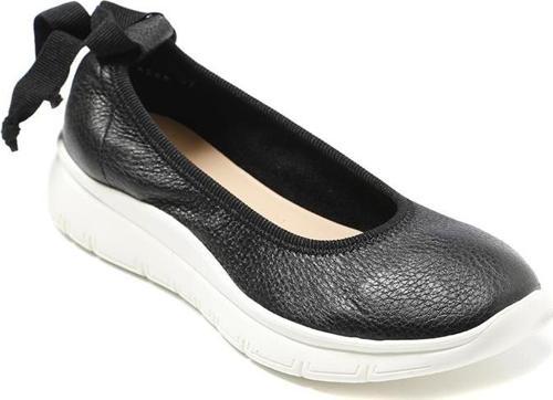 Kadın Babet 4255 Frau Deer Ballerinas Leather Nero