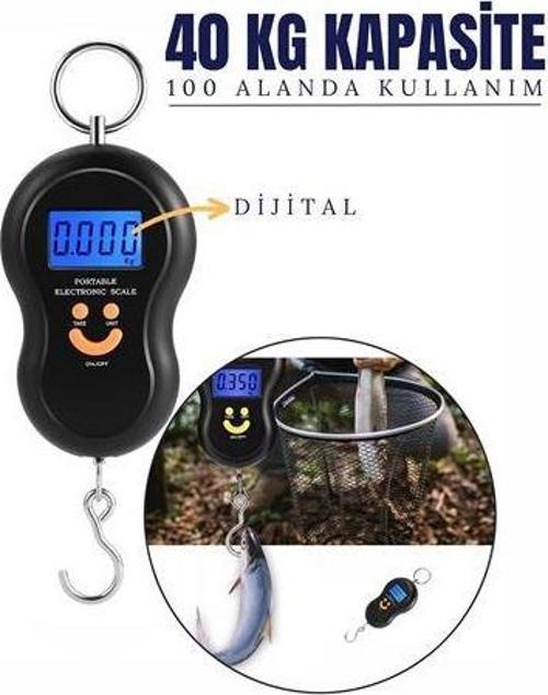 Balıkçı Tipi Dijital 100 Alanda Kullanım El Tartısı