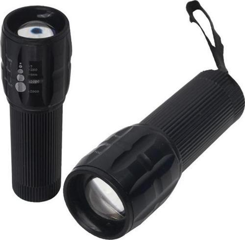 PO WER LEDLİ PİLLİ ZOOMLU+FLASH ÖZELLİKLİ EL FENERİ-Findit