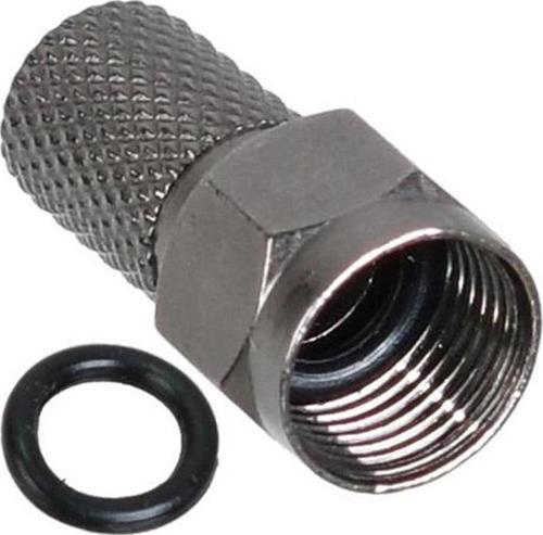 RG6/U6 22 MM SİYAH CONTALI F KONNEKTÖR (100LÜ POŞET)-Findit