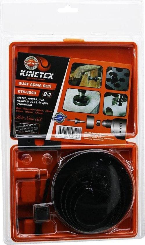 8İN1 BUAT AÇMA PANÇ SETİ METAL - AHŞAP - PVC - ALÇIPAN - PLS. 64-73-89-102-127MM KTX-3243 (2818)
