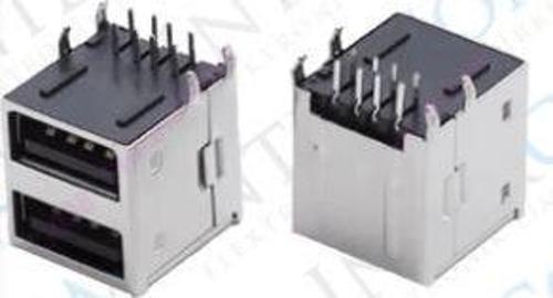 USB 2.0 ŞASE A DİŞİ İKİLİ 90 MAVİ (IC-265E)-Findit