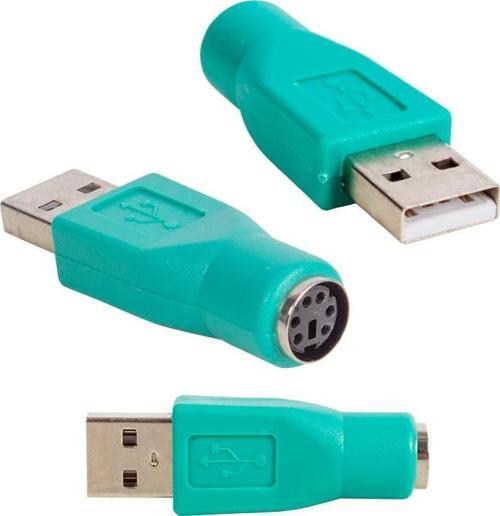 USB PS2 ÇEVİRİCİ JACK USB-ERKEK/PS2-DİŞİ-Findit