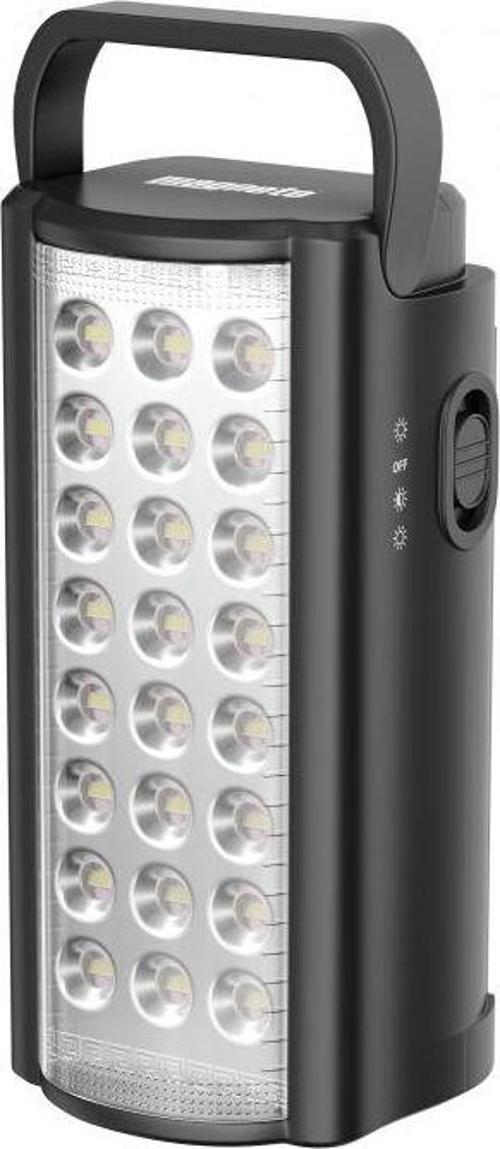 USB Şarj Çıkışlı 24 LED 80 Saat Akülü Şarjlı Işıldak-Findit
