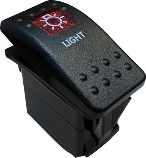 LAMBA GÖSTERGESİ IŞIKLI 3P ON-OFF 12-24V MARIN SWITCH (IC-134M-S4)-Findit