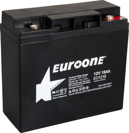 EUROONE EO1218 12 VOLT - 18 AMPER AKÜ (181 X 76 X 167 MM)-Findit