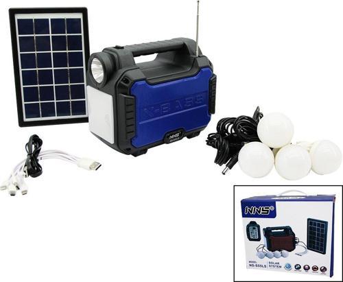 3IN1 - SOLAR 2İN1 SABİT EL FENERİ - RADYO - MP3 BLUETOOTH - USB/ TF PORT - 4 PARÇA  AMPUL KABLOLU - PO WERBANK-Findit