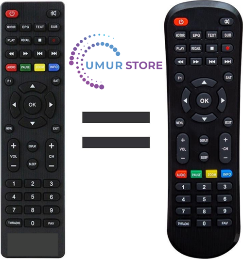 Hitech Mini HD Uydu Alıcı Kumandası