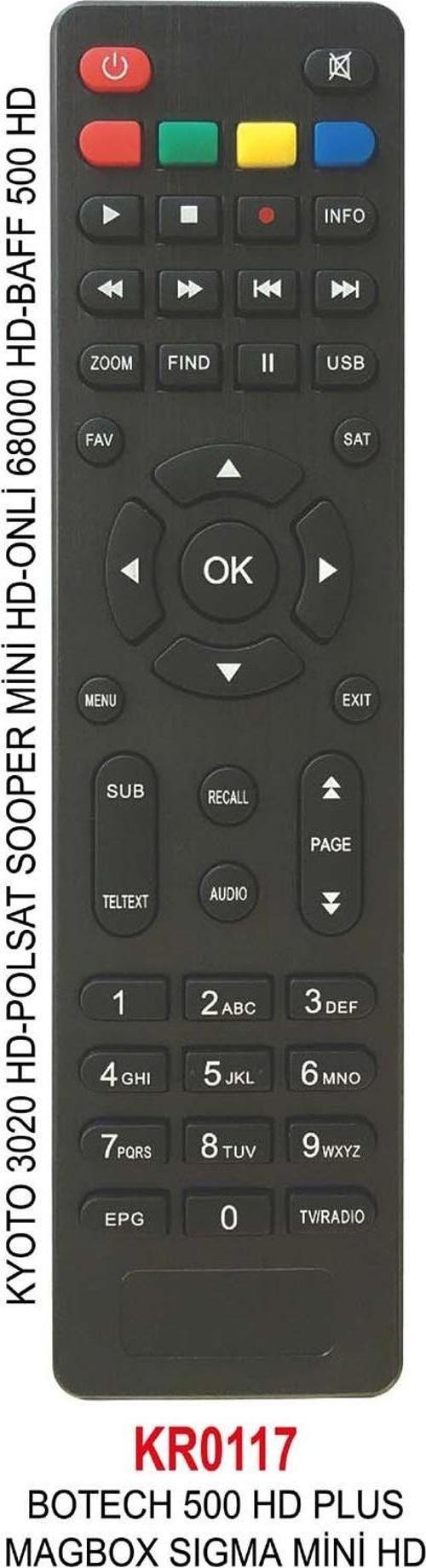 3020 HD KUMANDA