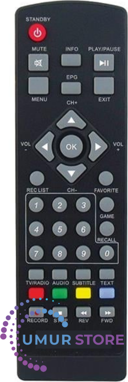BC-7200 Uydu Alıcı Kumandası