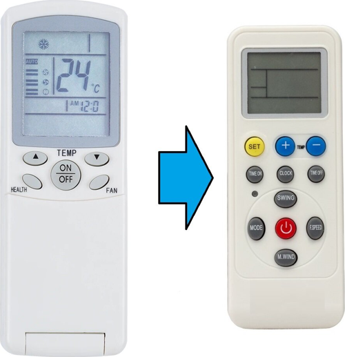 SGM18INVDMA Klima Kumandası-Eşdeğer